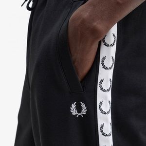 Fred Perry T4620 Track Pants in Black - Size Small - MSRP $110 - BNIB